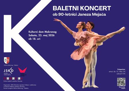 Baletni koncert 90 let Mejač 2026