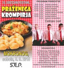 15. Svetovni festival praženega krompirja Mokronog