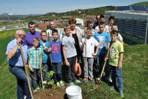 V Mokronogu smo na Svetovni dan Zemlje sadili drevje