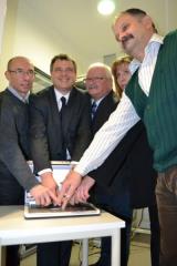 Prvi priklop na novo odprto širokopasovno omrežje narejen