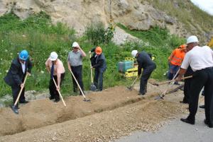 Položili prve metre cevi, v letu 2013 priključevanje